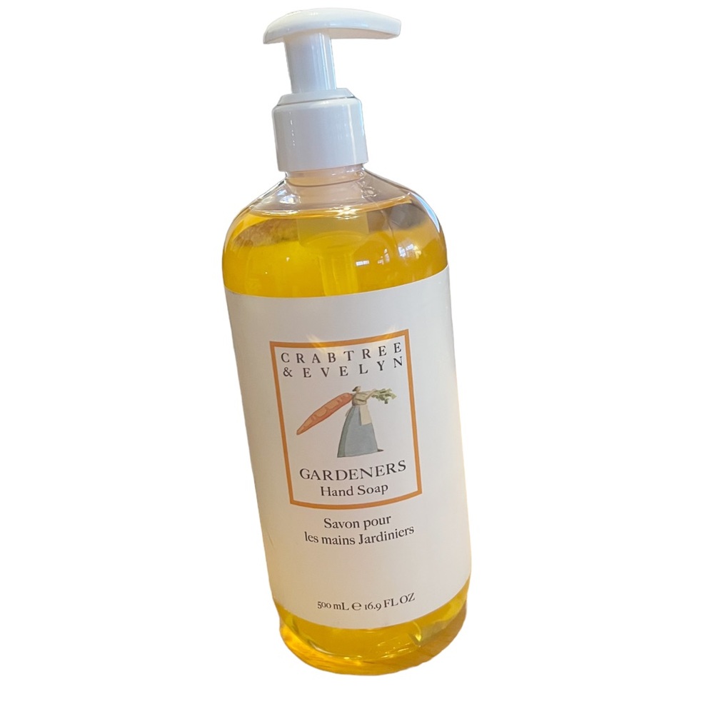 HTF Crabtree & Evelyn Gardeners Liquid Hand Soap